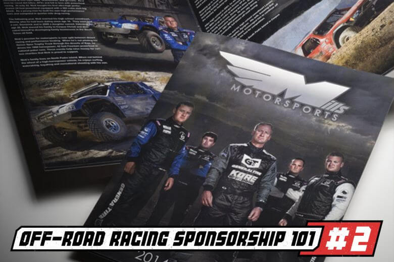 off road racer sponsorship part