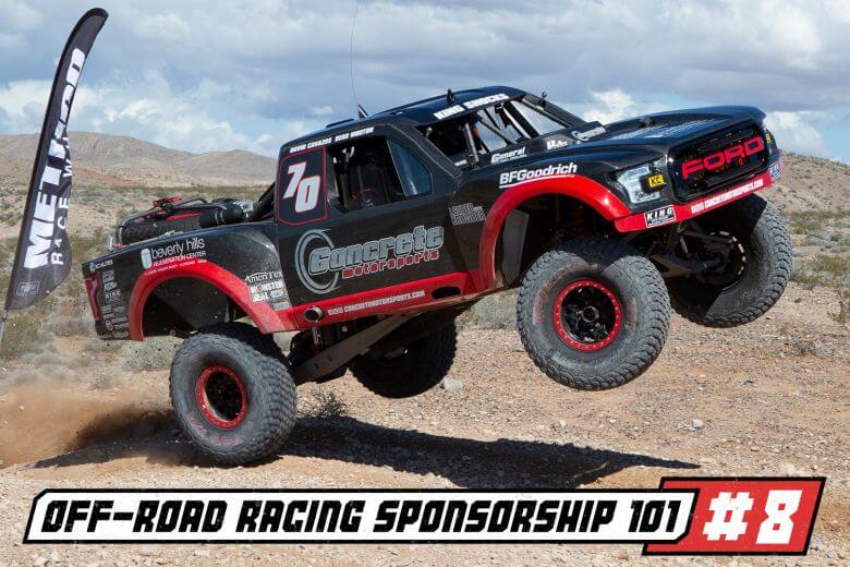 off road racer sponsorship part