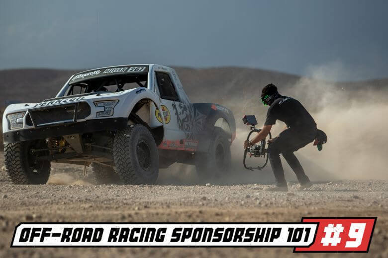 off road racer sponsorship part